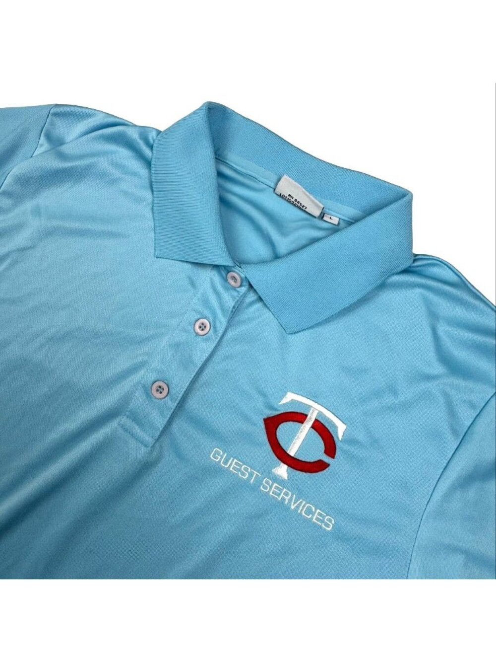Minnesota Twins Men's Team Issued Staff Polo Shirt Blue • Large
